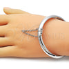 Rhodium Gold Filled Individual Bangle, Polished, Rhodium Finish, 07.185.0020.1.05 (Thickness, Size 5 (2.50 Diameter))