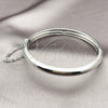 Rhodium Gold Filled Individual Bangle, Polished, Rhodium Finish, 07.185.0020.1.06 (Thickness, Size 6 (2.75 Diameter))