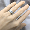 Stainless Steel Mens Ring, Polished, Two Tone, 01.63.0645.06
