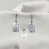 Stainless Steel Earring and Pendant Adult Set, Multicolor Polished, Steel Finish, 10.63.0661