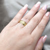 Stainless Steel Mens Ring, Scorpion Design, Polished, Golden Finish, 01.63.0741.08 (Size 8)