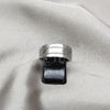 Stainless Steel Mens Ring, Polished, Steel Finish, 01.63.0733.06 (Size 6)