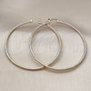 Oro Laminado Large Hoop, Gold Filled Style Matte Finish, Tricolor, 02.170.0528.60