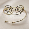 Spiral Design, Polished, Golden Finish, 03.65.1176