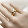 Oro Laminado Elegant Ring, Gold Filled Style Polished, Golden Finish, 01.310.0037 (One size fits all)