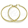 Oro Laminado Extra Large Hoop, Gold Filled Style Polished, Golden Finish, 02.170.0296.1.70