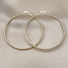 Oro Laminado Large Hoop, Gold Filled Style Diamond Cutting Finish, Golden Finish, 02.170.0573.60