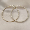 Oro Laminado Large Hoop, Gold Filled Style Diamond Cutting Finish, Golden Finish, 02.170.0573.60