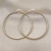 Oro Laminado Large Hoop, Gold Filled Style Diamond Cutting Finish, Golden Finish, 5.136.028.60