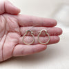 Oro Laminado Small Hoop, Gold Filled Style Diamond Cutting Finish, Golden Finish, 02.168.0036.20