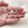 Oro Laminado Small Hoop, Gold Filled Style Shell Design, Polished, Golden Finish, 02.428.0057.20