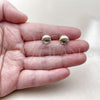 Oro Laminado Stud Earring, Gold Filled Style Shell and Hollow Design, Polished, Golden Finish, 02.163.0393