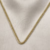 Oro Laminado Basic Necklace, Gold Filled Style Polished, Golden Finish, 03.213.0299.22 (04 MM Thickness, 22 Inches Length)