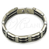Oro Laminado Solid Bracelet, Gold Filled Style Polished, Golden Finish, 03.114.0414.09
