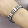 Oro Laminado Solid Bracelet, Gold Filled Style Polished, Golden Finish, 03.114.0414.09 (Thickness, 9 Inches Length)