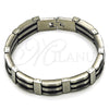 Oro Laminado Solid Bracelet, Gold Filled Style Polished, Golden Finish, 03.114.0414.09 (Thickness, 9 Inches Length)