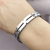 Stainless Steel Solid Bracelet, Polished, Steel Finish, 03.114.0283.3.08