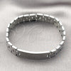 Stainless Steel Solid Bracelet, Polished, Steel Finish, 03.114.0307.4.08
