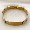 Stainless Steel Solid Bracelet, Polished, Golden Finish, 03.114.0242.3.08