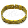 Stainless Steel Solid Bracelet, Polished, Golden Finish, 03.114.0295.1.08