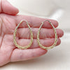 Oro Laminado Medium Hoop, Gold Filled Style Polished, Golden Finish, 02.428.0064.30
