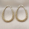 Oro Laminado Medium Hoop, Gold Filled Style Polished, Golden Finish, 02.428.0064.30