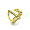 Oro Laminado Elegant Ring, Gold Filled Style Polished, Golden Finish, 01.428.0017