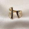 Oro Laminado Elegant Ring, Gold Filled Style Polished, Golden Finish, 01.428.0017 (One size fits all)