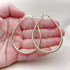 Oro Laminado Large Hoop, Gold Filled Style Diamond Cutting Finish, Golden Finish, 02.170.0280.45