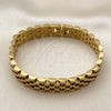 Stainless Steel Solid Bracelet, Polished, Golden Finish, 03.435.0007.2.08