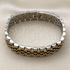 Stainless Steel Solid Bracelet, Polished, Two Tone, 03.435.0008.1.08