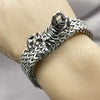 Stainless Steel Fancy Bracelet, Scorpion and Square Franco Design, Polished, Steel Finish, 03.439.0006.09