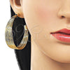 Oro Laminado Large Hoop, Gold Filled Style Polished, Golden Finish, 02.213.0879.50