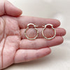 Oro Laminado Small Hoop, Gold Filled Style Diamond Cutting Finish, Golden Finish, 02.170.0523.1.20