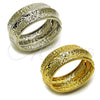 Rhodium Gold Filled Individual Bangle, Polished, Rhodium Finish, 07.307.0040.1.05 (30 MM Thickness, Size 5 (2.50 Diameter))