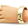 Oro Laminado Individual Bangle, Gold Filled Style Polished, Golden Finish, 07.307.0041.04 (25 MM Thickness, Size 4 (2.25 Diameter))