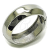 Rhodium Gold Filled Individual Bangle, Polished, Rhodium Finish, 07.307.0041.1.04 (25 MM Thickness, Size 4 (2.25 Diameter))
