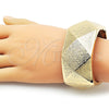 Oro Laminado Individual Bangle, Gold Filled Style Matte Finish, Golden Finish, 07.307.0050.05 (35 MM Thickness, Size 5 (2.50 Diameter))
