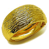 Oro Laminado Individual Bangle, Gold Filled Style Diamond Cutting Finish, Golden Finish, 07.307.0051.05 (35 MM Thickness, Size 5 (2.50 Diameter))