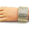 Oro Laminado Individual Bangle, Gold Filled Style Twist Design, Diamond Cutting Finish, Golden Finish, 07.307.0057.05 (45 MM Thickness, Size 5 (2.50 Diameter))