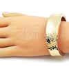 Oro Laminado Individual Bangle, Gold Filled Style Polished, Golden Finish, 07.307.0061.05 (22 MM Thickness, Size 5 (2.50 Diameter))