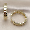 Oro Laminado Huggie Hoop, Gold Filled Style Polished, Golden Finish, 02.237.0049.35