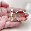 Oro Laminado Huggie Hoop, Gold Filled Style Polished, Golden Finish, 02.237.0050.35