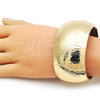Oro Laminado Individual Bangle, Gold Filled Style Diamond Cutting Finish, Golden Finish, 07.215.0020.05 (40 MM Thickness, One size fits all)