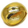Oro Laminado Individual Bangle, Gold Filled Style Diamond Cutting Finish, Golden Finish, 07.215.0020.05 (40 MM Thickness, One size fits all)