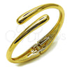 Oro Laminado Individual Bangle, Gold Filled Style Polished, Golden Finish, 07.215.0024.05 (11 MM Thickness, Size 5 (2.50 Diameter))
