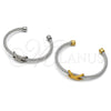 Stainless Steel Individual Bangle, Infinite Design, Polished, Steel Finish, 07.138.0019 (04 MM Thickness, One size fits all)