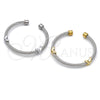 Stainless Steel Individual Bangle, Infinite and Twist Design, Polished, Steel Finish, 07.138.0026 (04 MM Thickness, One size fits all)