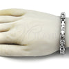 Stainless Steel Fancy Bracelet, Polished, Steel Finish, 03.116.0046.09