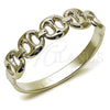 Stainless Steel Individual Bangle, Puff Mariner Design, Polished, Steel Finish, 07.116.0003.05 (Thickness, Size 5 (2.50 Diameter))